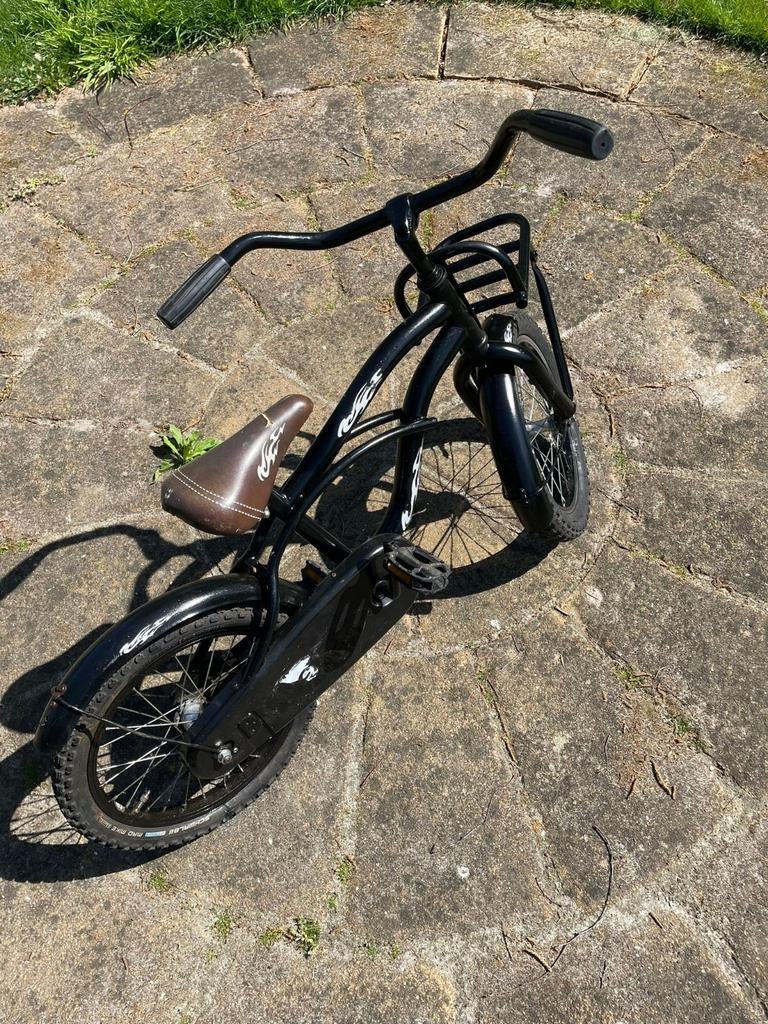 Stoer kinderfietsje 20 inch zwart, Fietsen en Brommers, Ophalen, Gebruikt, 20 inch of meer
