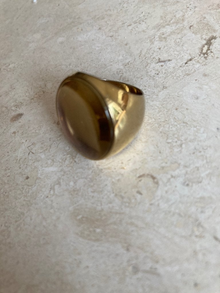 Calvin klein ring, Overige materialen, Ophalen of Verzenden, Zo goed als nieuw, 17 tot 18