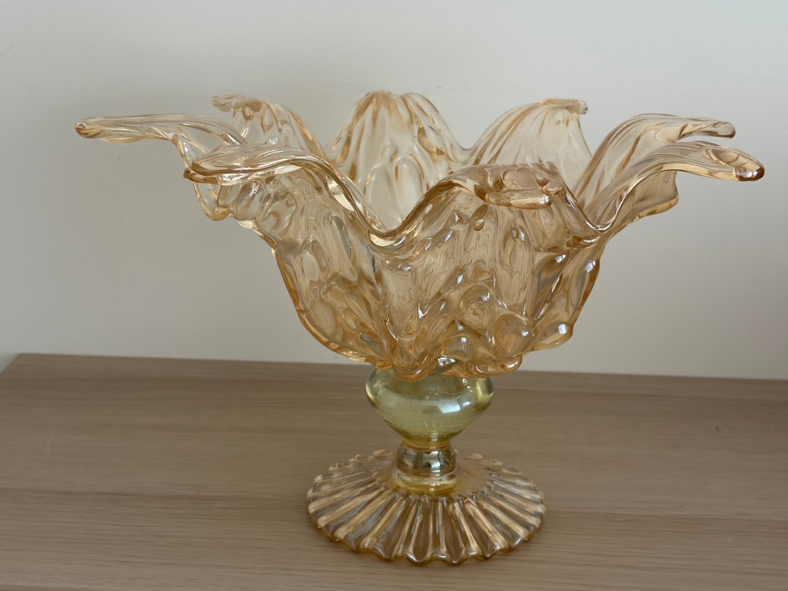 Prachtige grote Murano glazen schaal, Antiek en Kunst, Ophalen of Verzenden