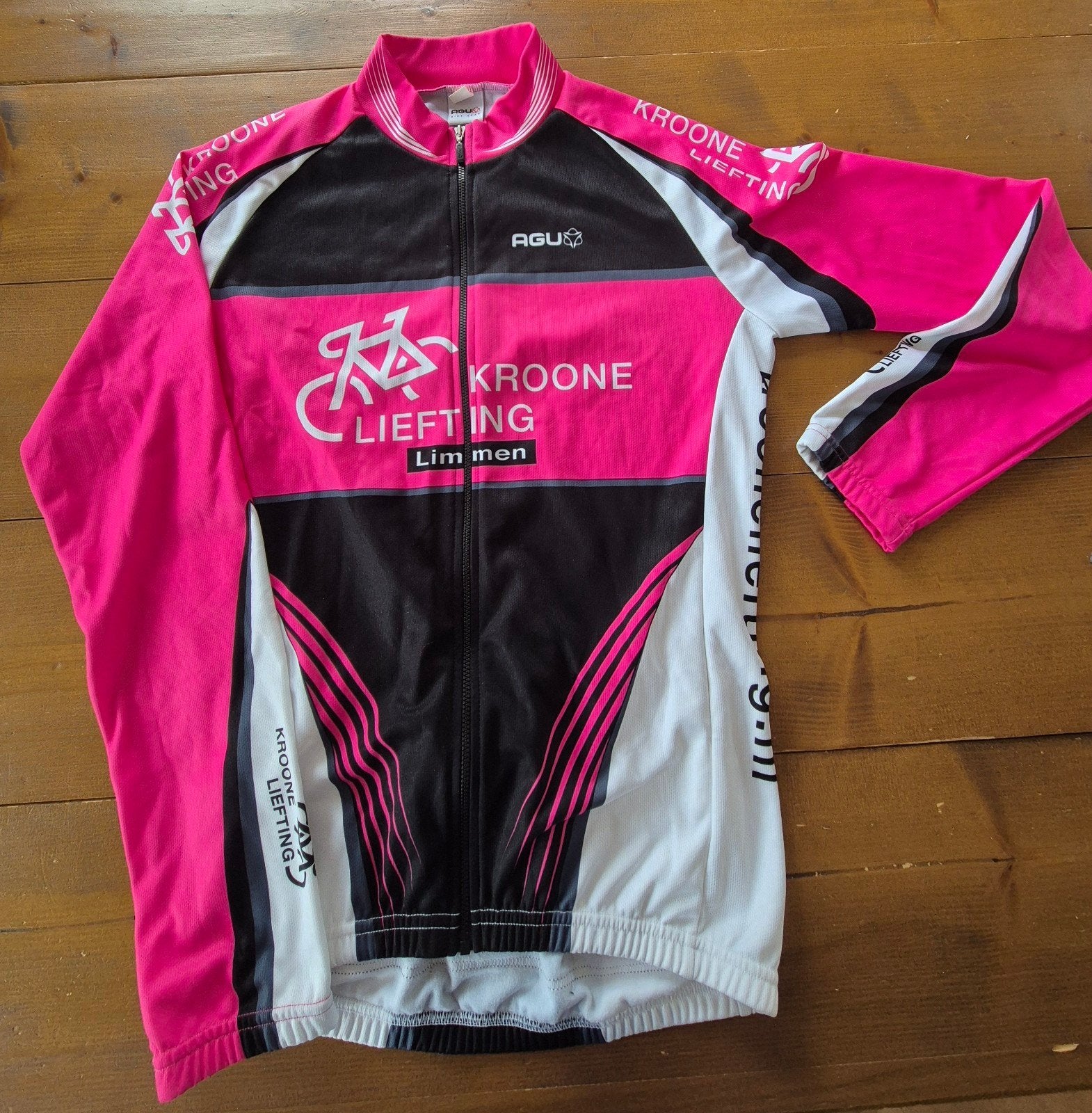 AGU Kroone Liefting complete set Fietskleding, Gebruikt, Ophalen of Verzenden, L, Dames