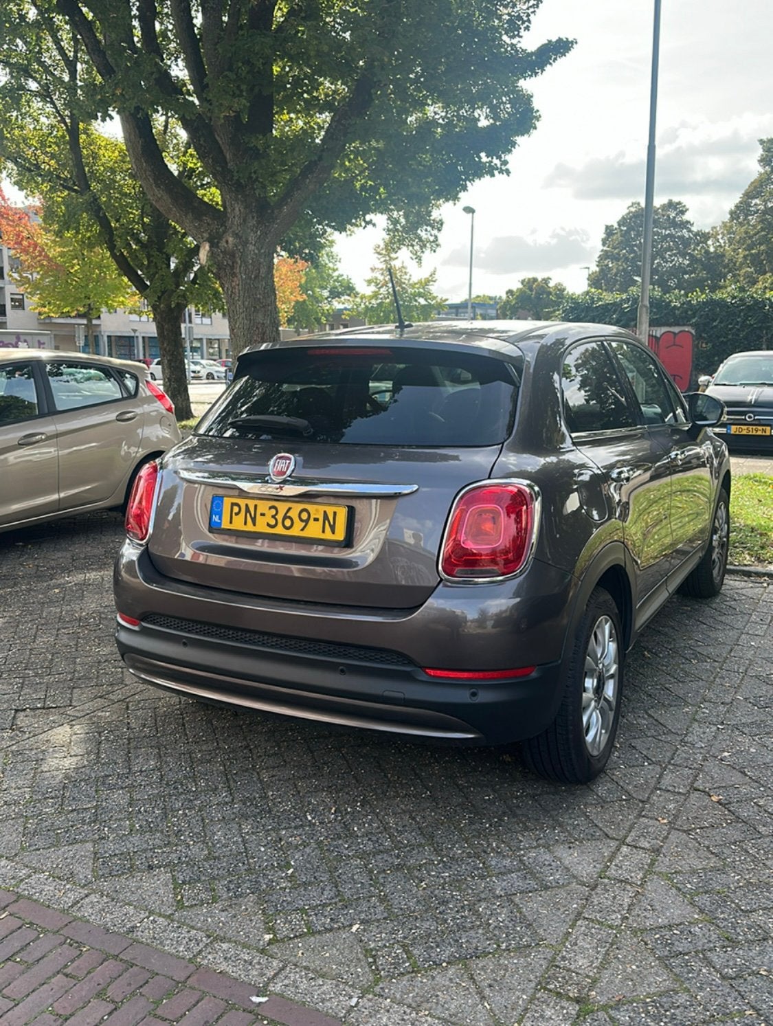 Fiat 500X 1.4 Turbo Multiair 16V 140pk 2017 Bruin, Auto's, Voorwielaandrijving, 1295 kg, 4 cilinders, Bruin