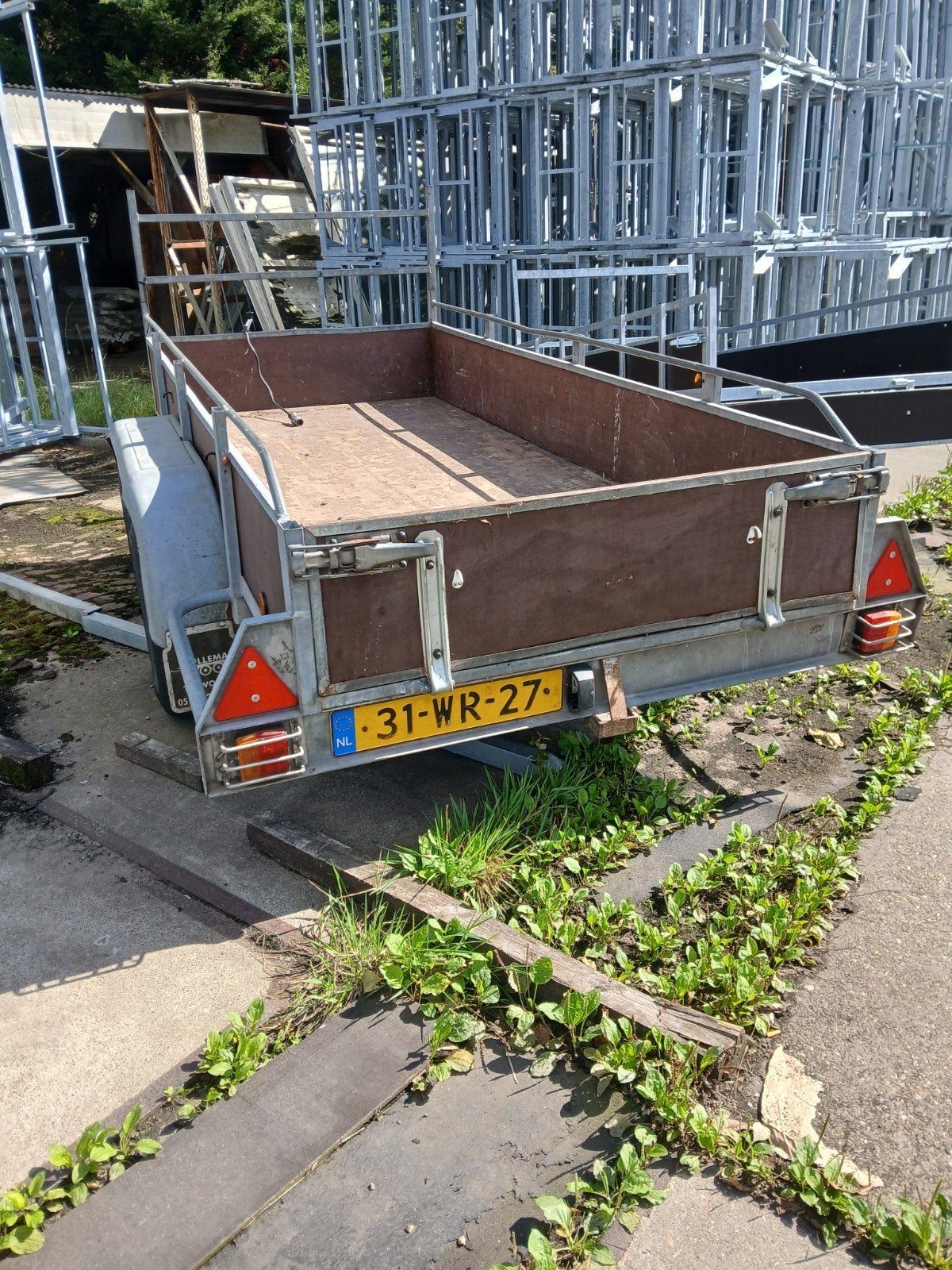 Robuuste aanhangwagen - Ideaal voor transport, Ophalen, Gebruikt, Onbekend, VOGELZANG "FOLIOS" BV