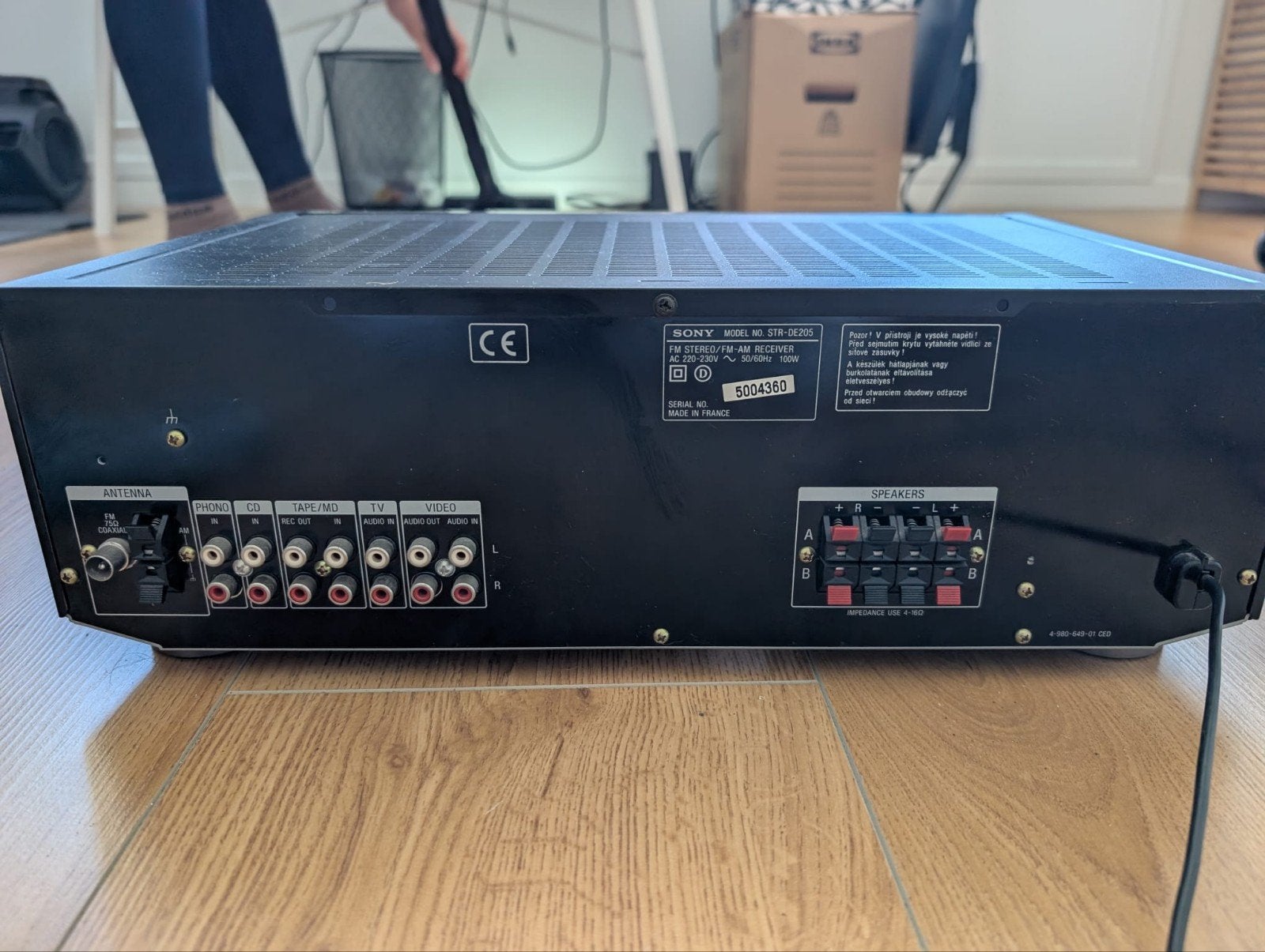 Sony STR-DE205 Stereo Receiver - Goede Staat, Gebruikt, Ophalen of Verzenden, Sony, Minder dan 60 watt