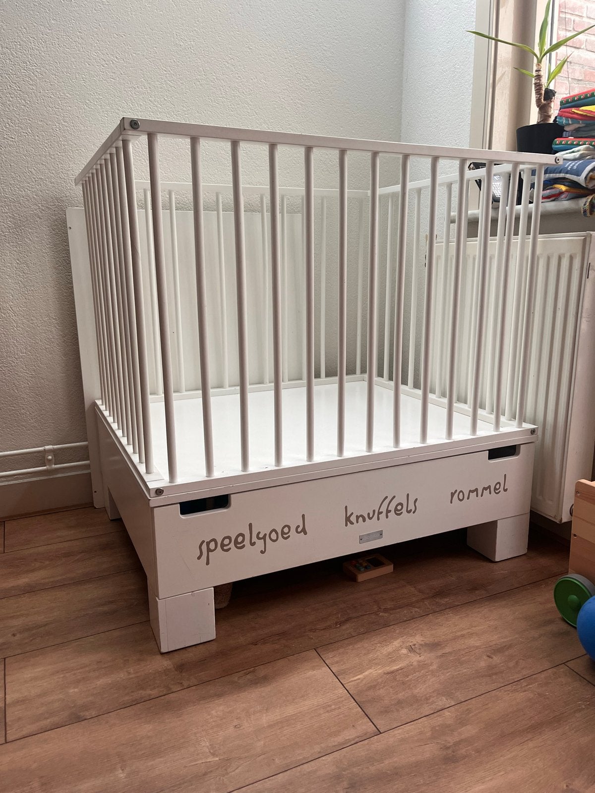Bopita Box met 3 standen en opberglade, Ophalen, Gebruikt, Vierkant, In hoogte verstelbaar