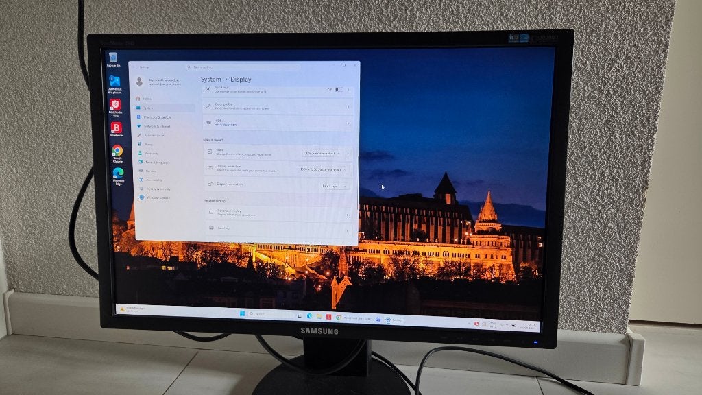Samsung monitor 24 inch 1920x1200, Gebruikt, 3 tot 5 ms, Samsung, Overige resoluties