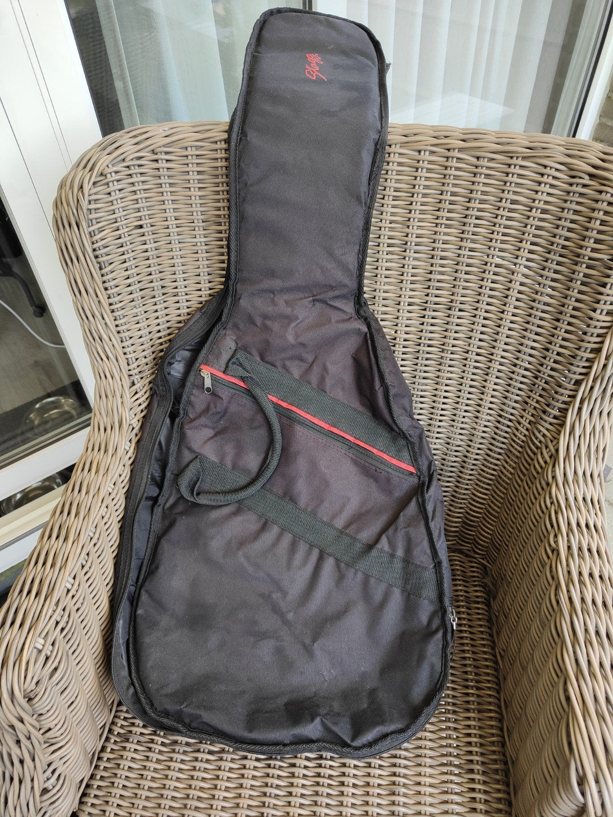 Stagg gitaartas - Zwart,, Ophalen of Verzenden, Zo goed als nieuw, Akoestische gitaar