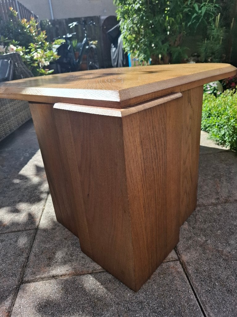 Salontafel, Ophalen, Gebruikt, 100 tot 150 cm, Eikenhout
