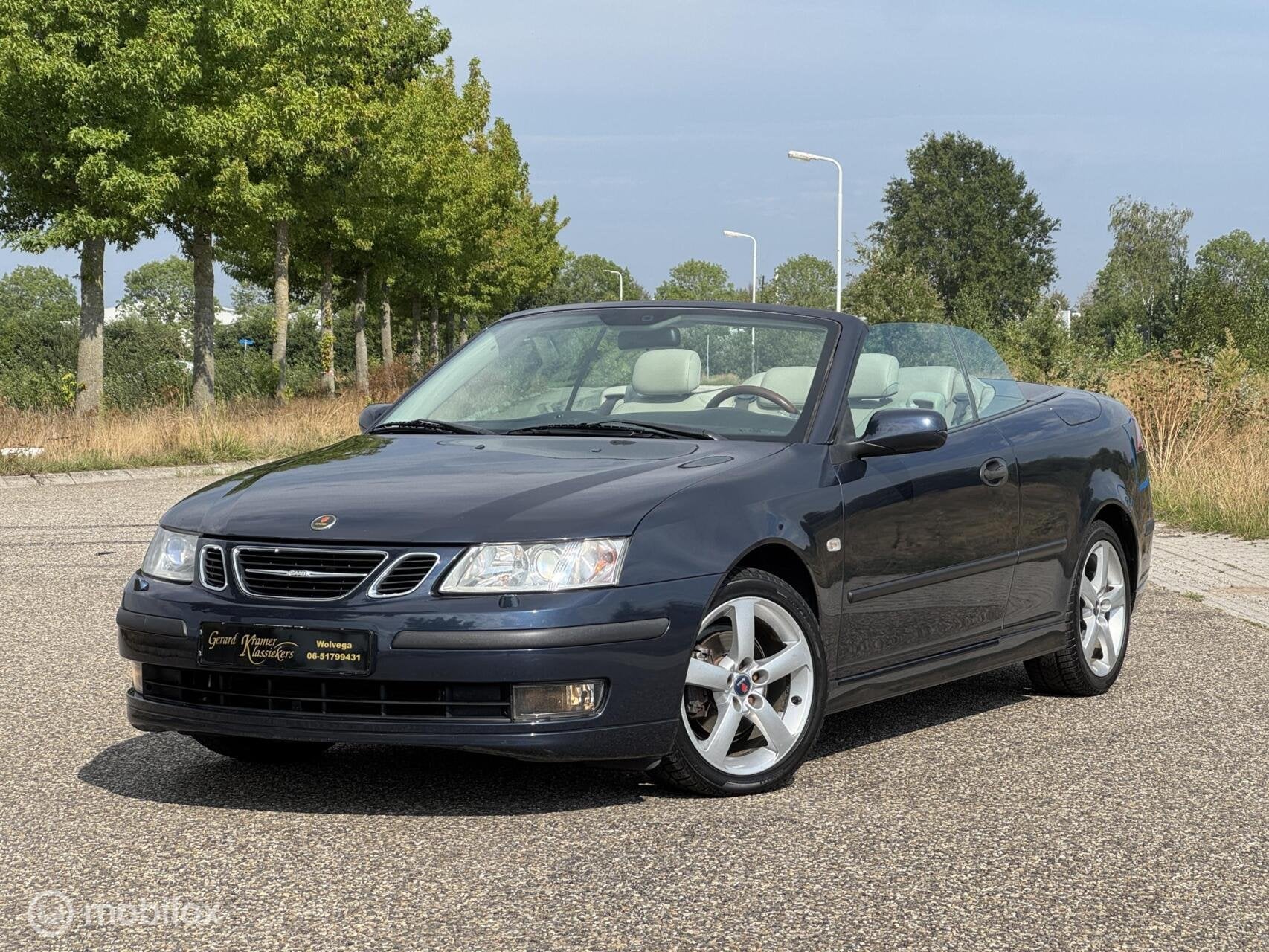 Saab 9-3 Cabrio 2.0t Vector 2004, Auto's, Saab, Voorwielaandrijving, 1998 cc, Gebruikt, 4 cilinders