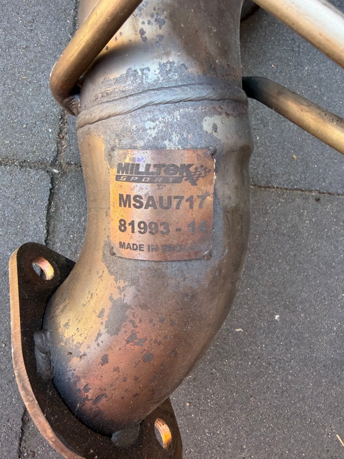 Milltek Decat Downpipe Audi RS3 8V DAZA 2017, Ophalen of Verzenden, Gebruikt, Audi