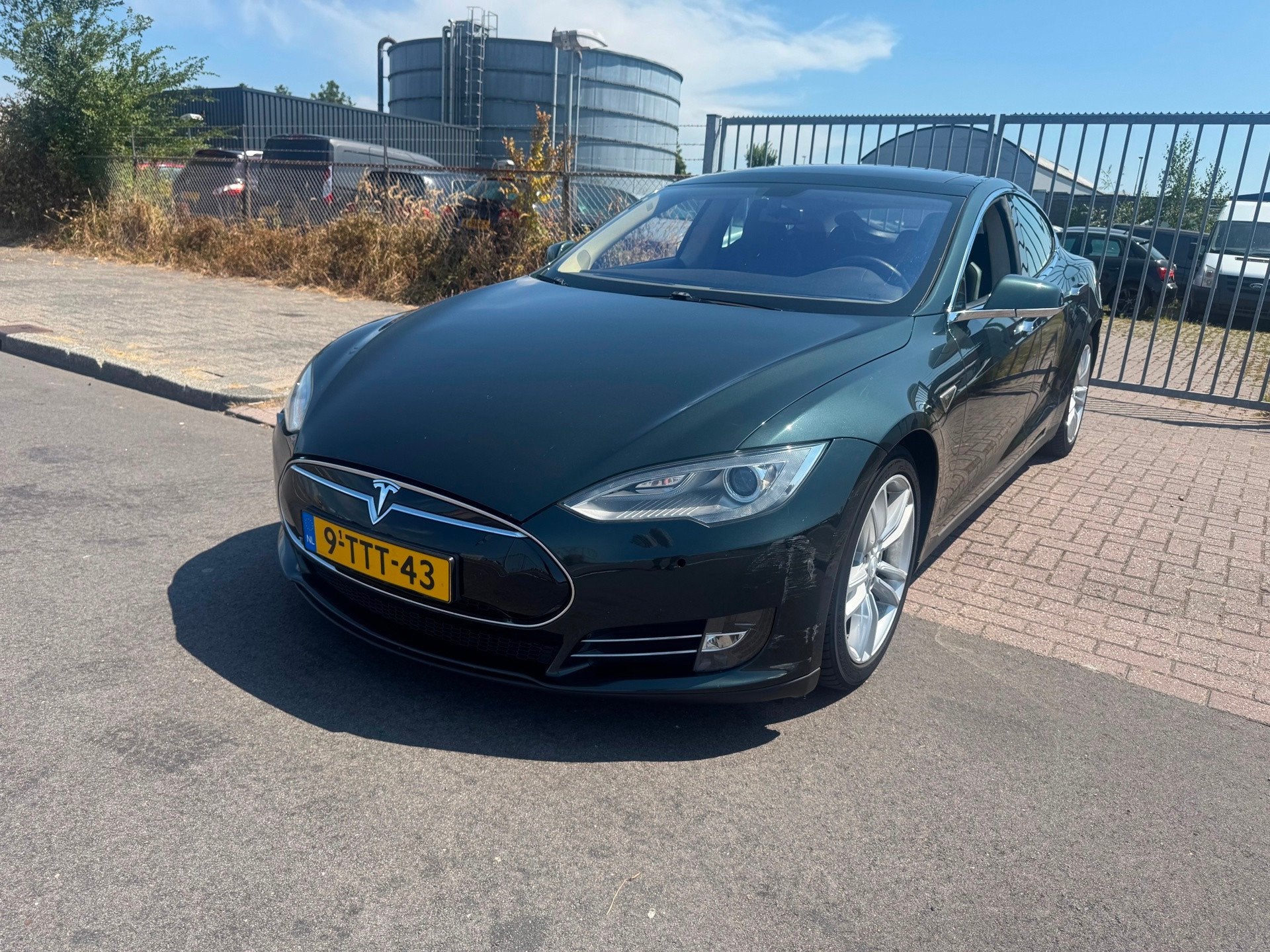 Tesla Model S 85 Base SUPERCHARGE, Auto's, Achterwielaandrijving, Gebruikt, Model S, Origineel Nederlands