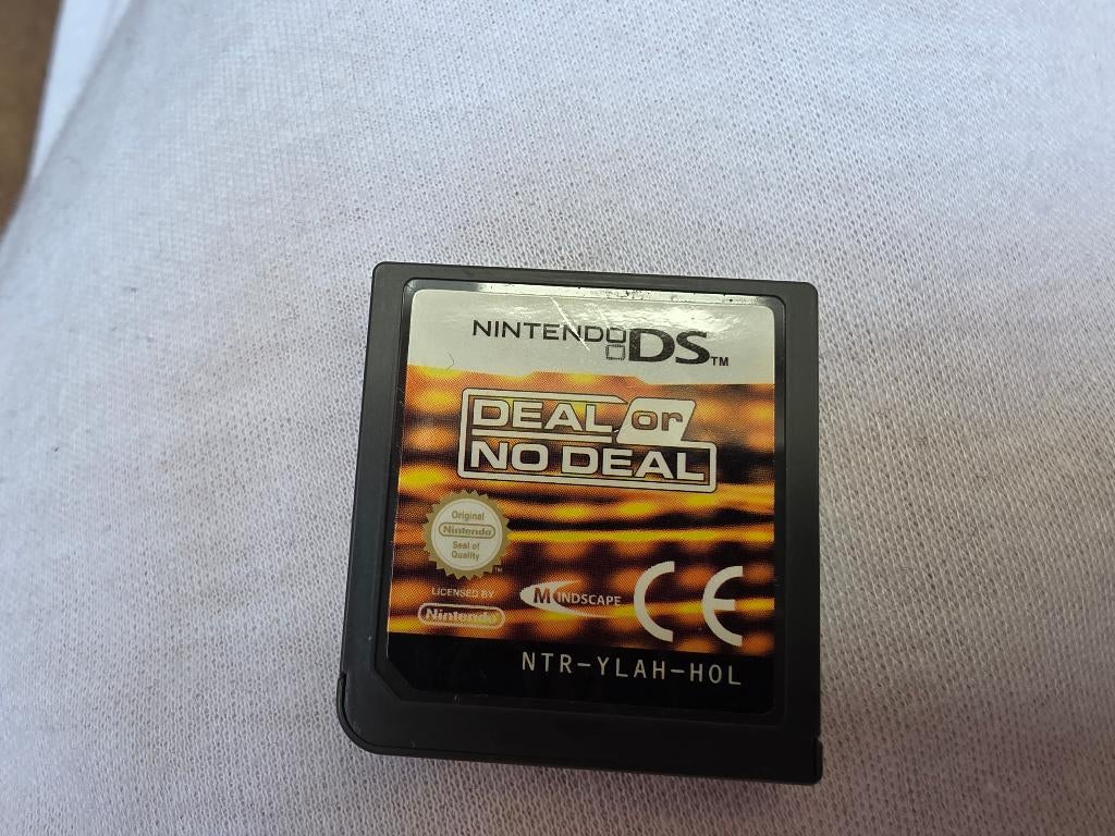Nintendo DS lite spel Deal or no deal postcodeloterij, Avontuur en Actie, 1 speler, Ophalen of Verzenden, Zo goed als nieuw