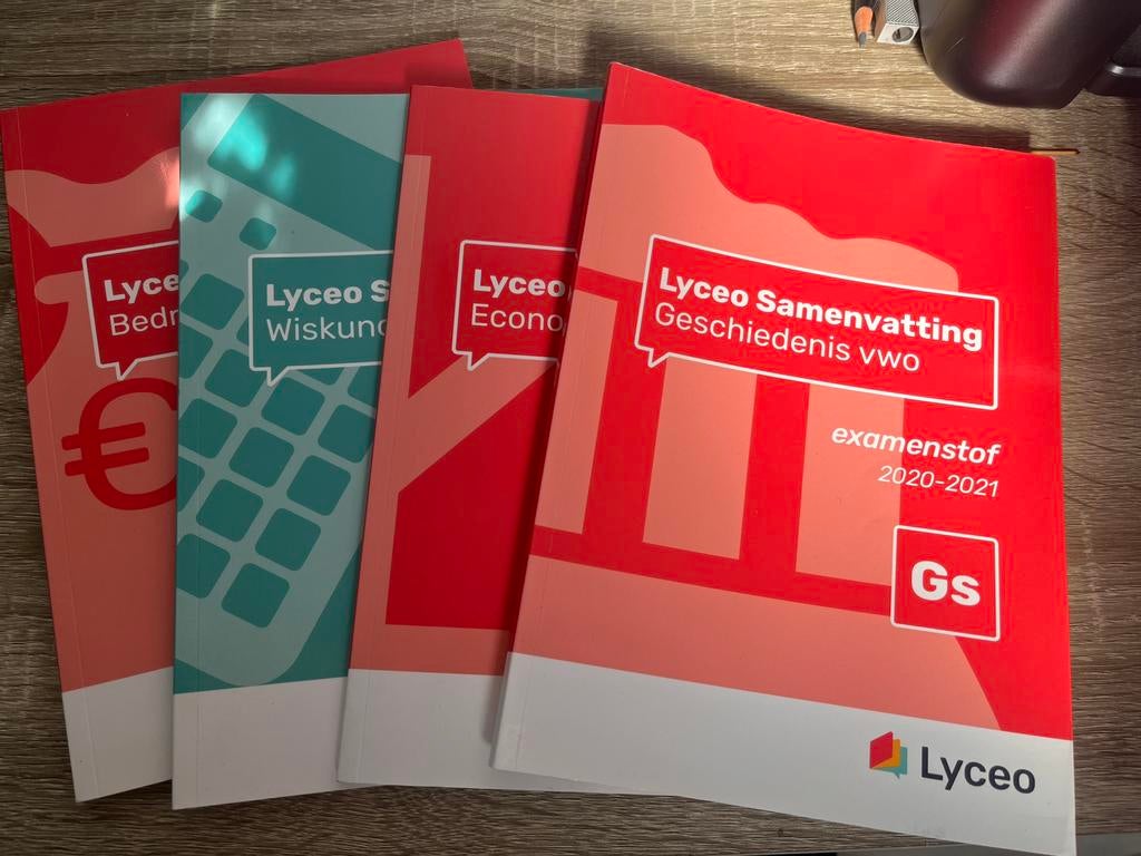 Lyceo Samenvattingen Examenstof VWO, Boeken, Schoolboeken, Ophalen of Verzenden, Zo goed als nieuw, Overige niveaus, Economie
