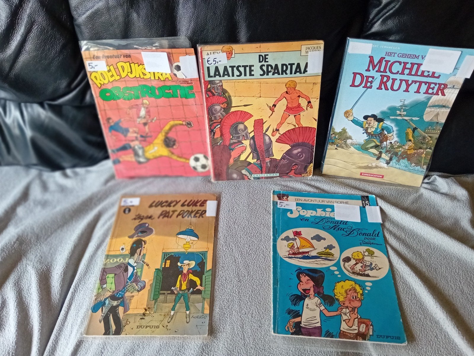 5 DIVERSE STRIPBOEKEN, Meerdere stripboeken, Ophalen of Verzenden, Zo goed als nieuw