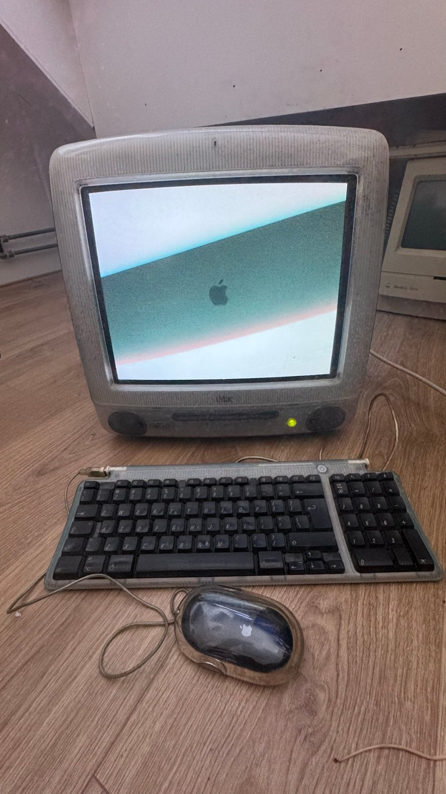 Apple iMac G3 (Bondi Blue) met toetsenbord en muis, Ophalen