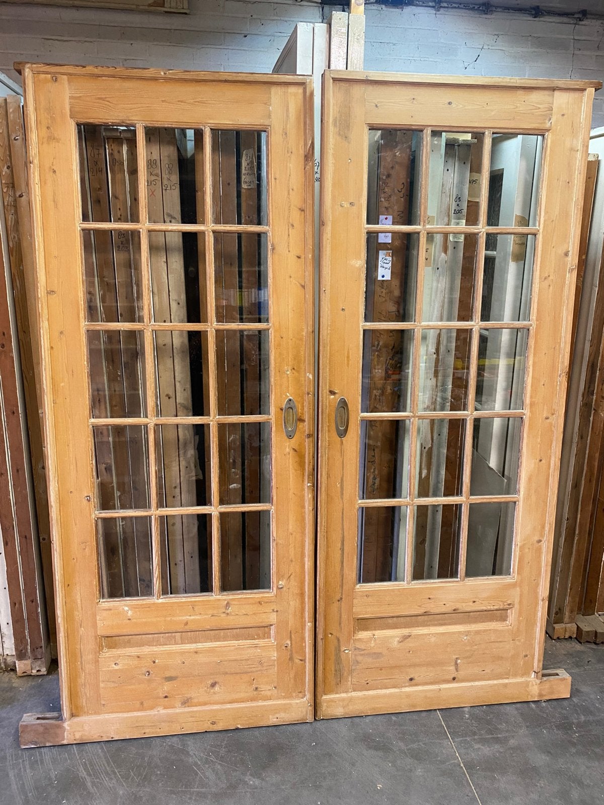 Ensuite suite schuifdeuren schuif deuren jaren 30, Ophalen, Binnendeur, 200 tot 215 cm, Glas