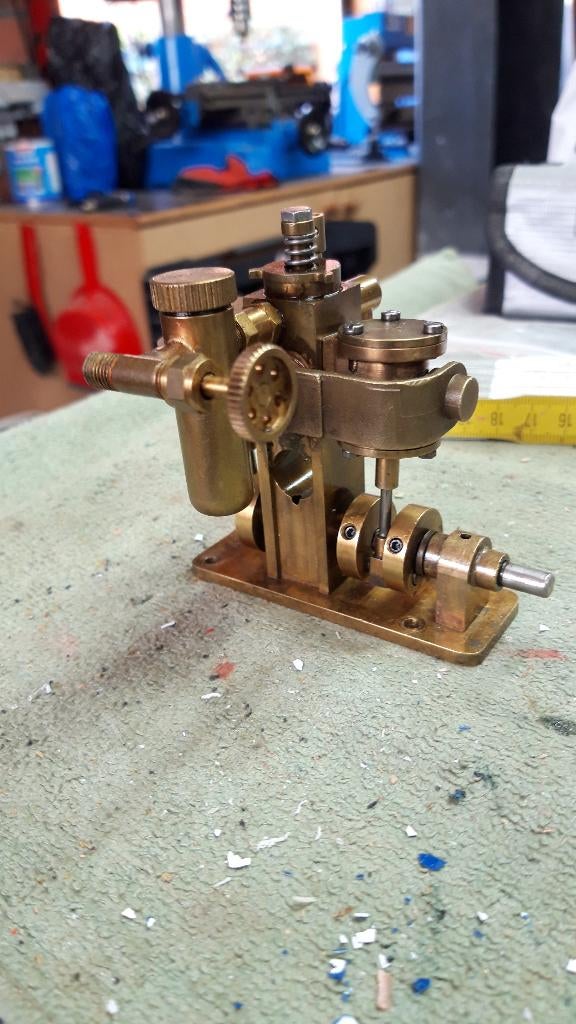 2 cylinder stoommachine, Hobby en Vrije tijd, Modelbouw | Overige, Ophalen of Verzenden, Gebruikt, Groter dan 1:32