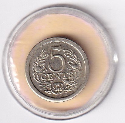 5 Cent Prinses Margriet 1943  Zeer Fraai penning, Ophalen of Verzenden, Koningin Wilhelmina, 5 cent, Losse munt