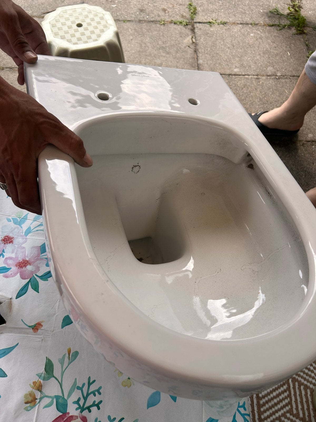 Nieuwe Villeroy & Boch wastafel en toilet voor WC, Ophalen, Nieuw, Toilet