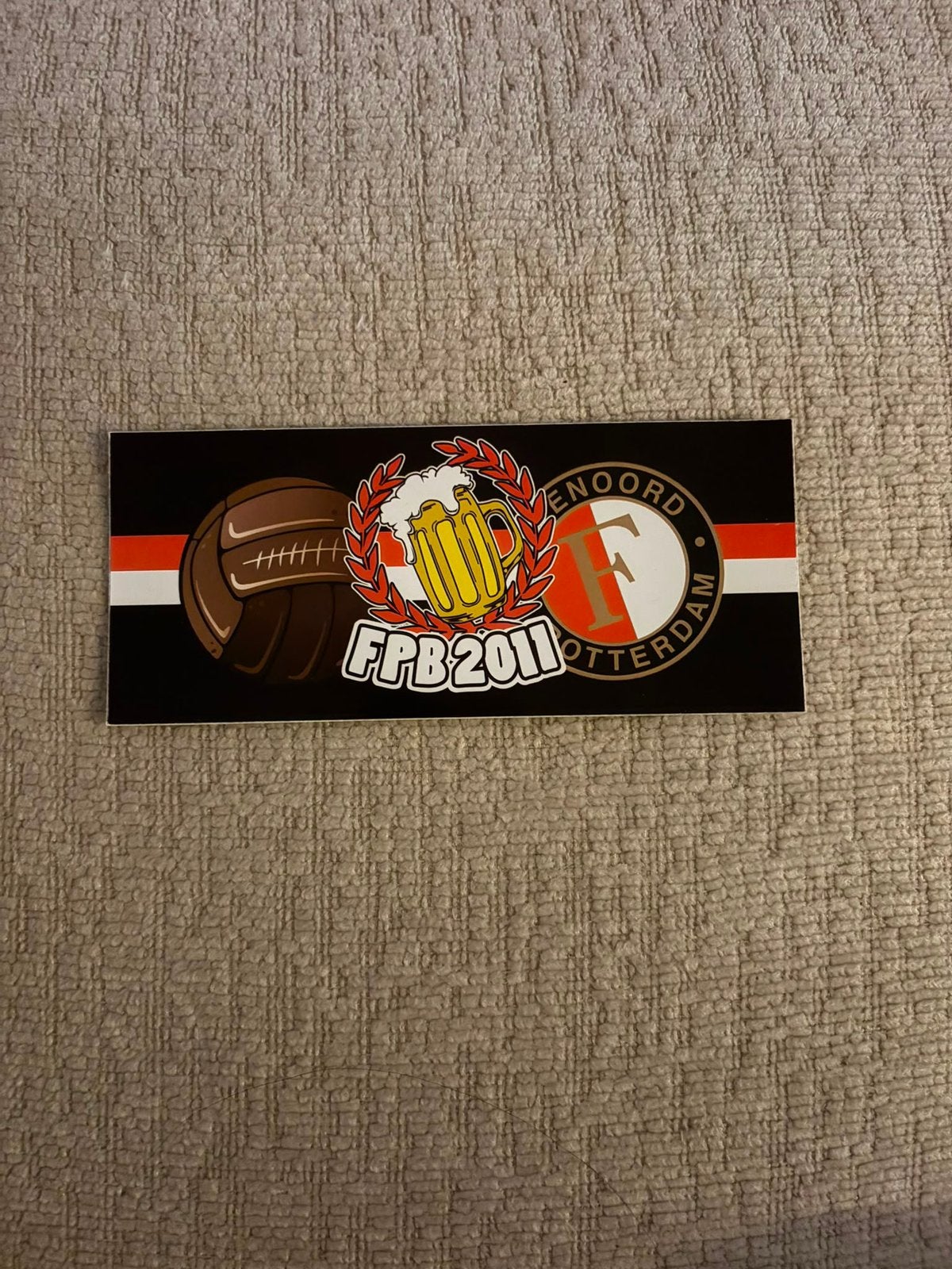 Feyenoord sticker, Ophalen of Verzenden, Nieuw, Overige typen