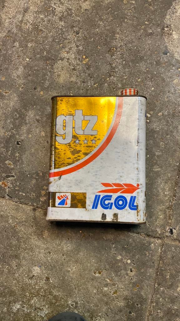 Metalen olieblik voor Citroën DS., Ophalen