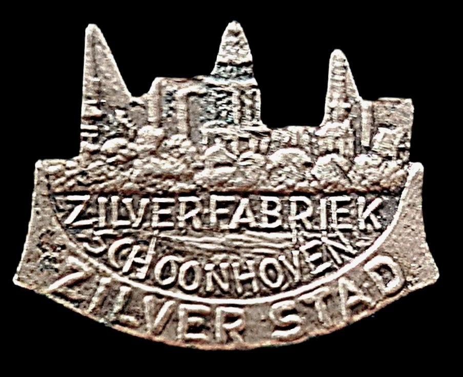 Zilverfabriek Schoonhoven- Zilver Stad speld, Verzenden, Nieuw, Stad of Land, Speldje of Pin