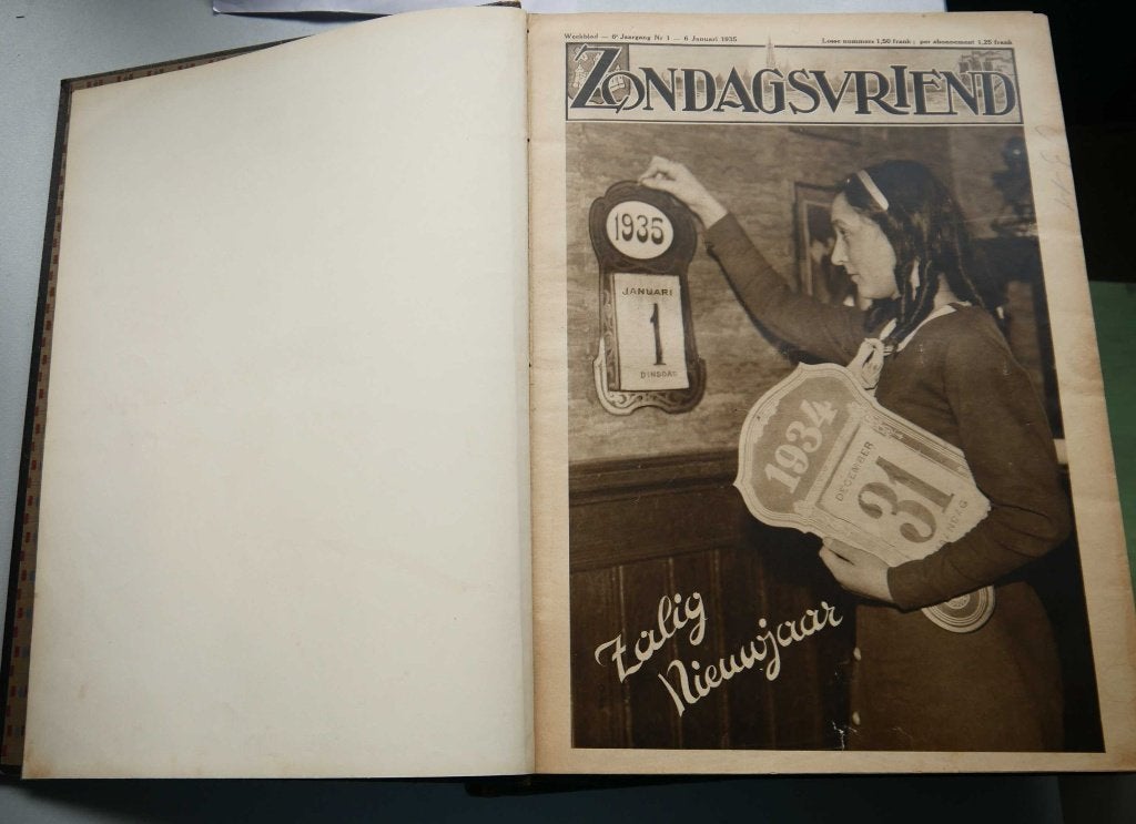 Zondagsvriend 1935 compleet ingebonden, Ophalen of Verzenden