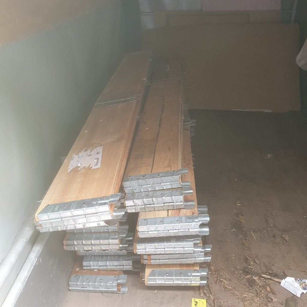 Palletranden 80x120 totaal 21 stuks, Gebruikt, Minder dan 25 mm, Ophalen of Verzenden, Pallet