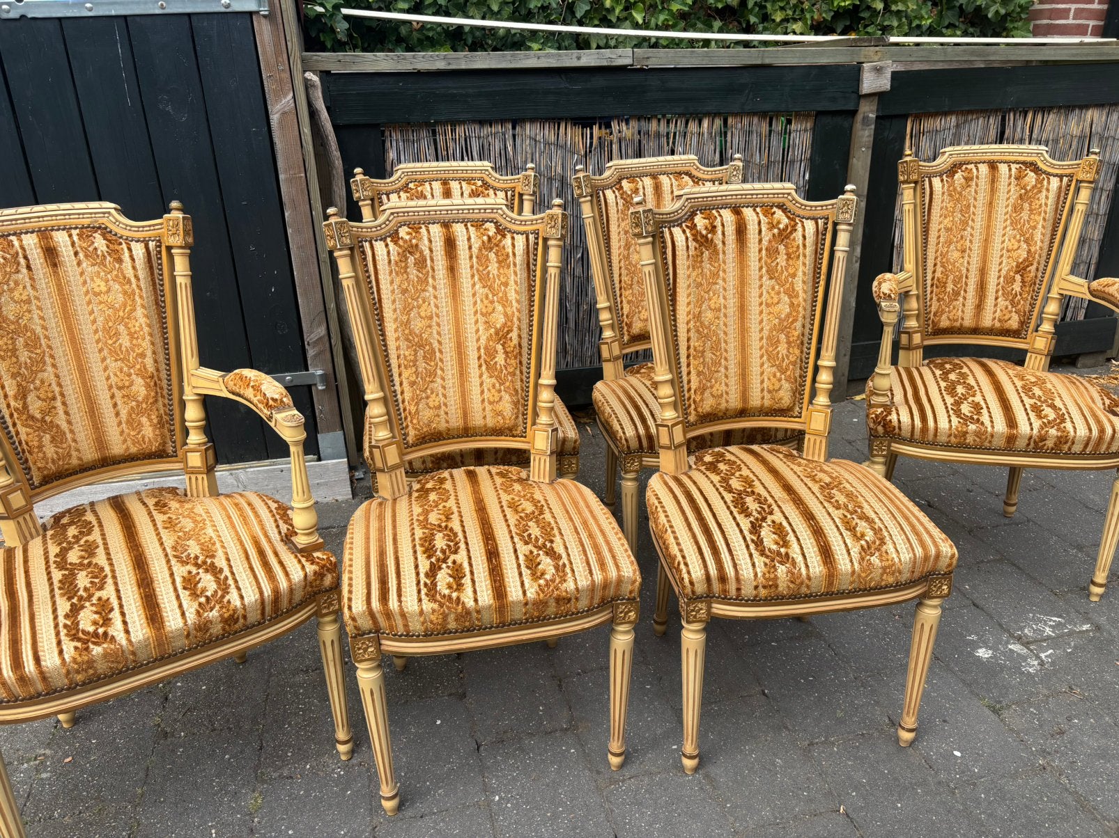 Set van 6 klassieke Louis XVI eetkamerstoelen – J.P. Ehalt, Ophalen