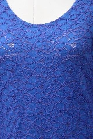 Jurk blauw Caroline Biss mt 44 transparant Vaste prijs OPRUI, Kleding | Dames, Blauw, Maat 42/44 (L), Ophalen of Verzenden, Zo goed als nieuw