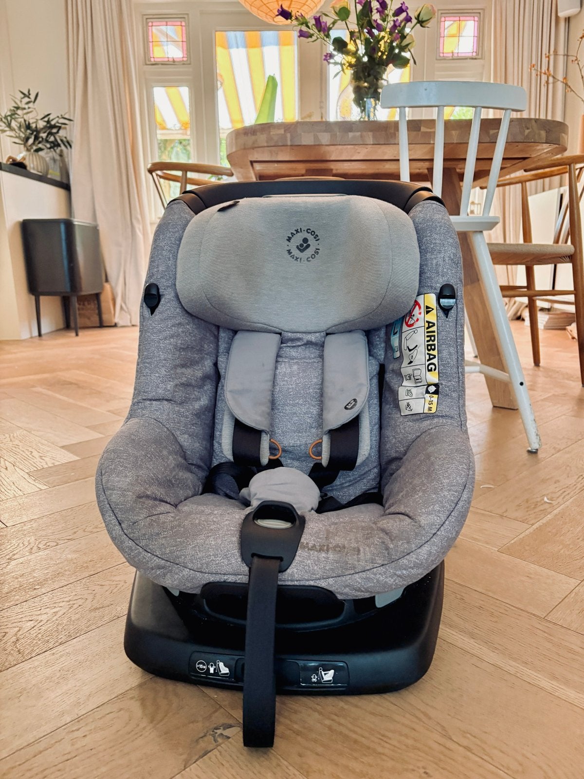 Maxi-Cosi AxissFix i-Size Nomad Grey, Ophalen, Verstelbare rugleuning, Gebruikt, 0 t/m 18 kg