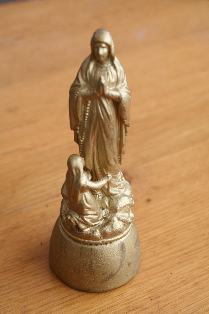 Antieke mooie oude klein religieus Beeldje Maria, Ophalen of Verzenden