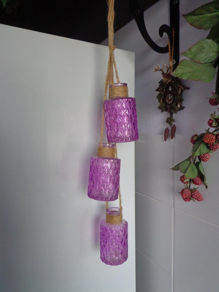 Kleine vaasjes, Overige kleuren, Ophalen of Verzenden, Minder dan 50 cm, Glas