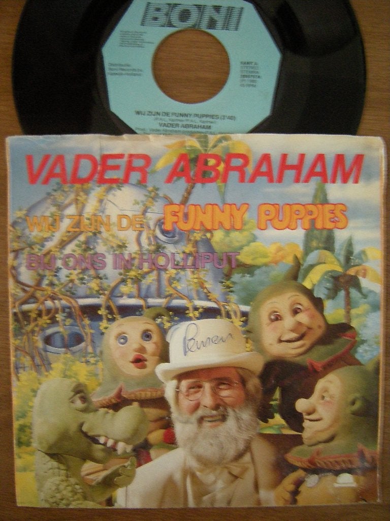Vader Abraham (Wijn Zijn De Funny Puppies), Gebruikt, 7 inch, Ophalen of Verzenden, Pop