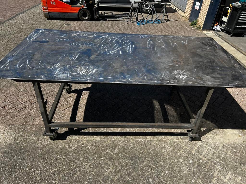 Lastafel, Doe-het-zelf en Verbouw, Werkbanken, Ophalen of Verzenden, Gebruikt, 170 cm of meer