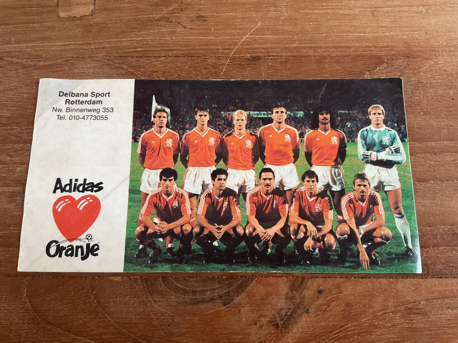 Stikker o.a met gullit ,koeman enz, Ophalen of Verzenden, Gebruikt, Buitenlandse clubs