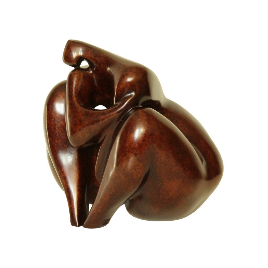 BRONZEN BEELD Annette Jalilova TENDRESSE SENSUELLES SERIE, Ophalen, Brons, Beeld