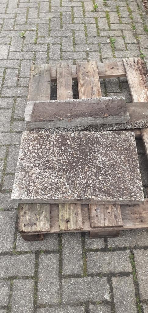Grindtegel 60x40cm, Tuin en Terras, Tegels en Klinkers, Ophalen, Gebruikt, Overige typen, Minder dan 5 m²