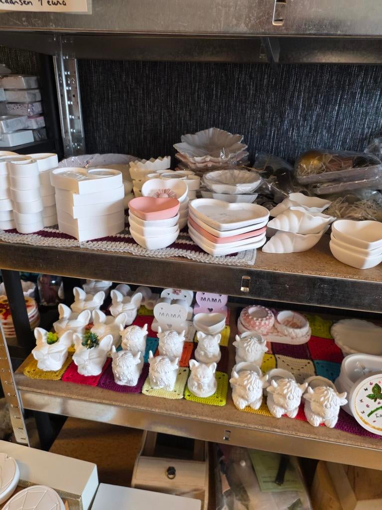 Grote partij keramische woondecoraties & DIY pakketten, Hobby en Vrije tijd, Knutselen, Ophalen of Verzenden