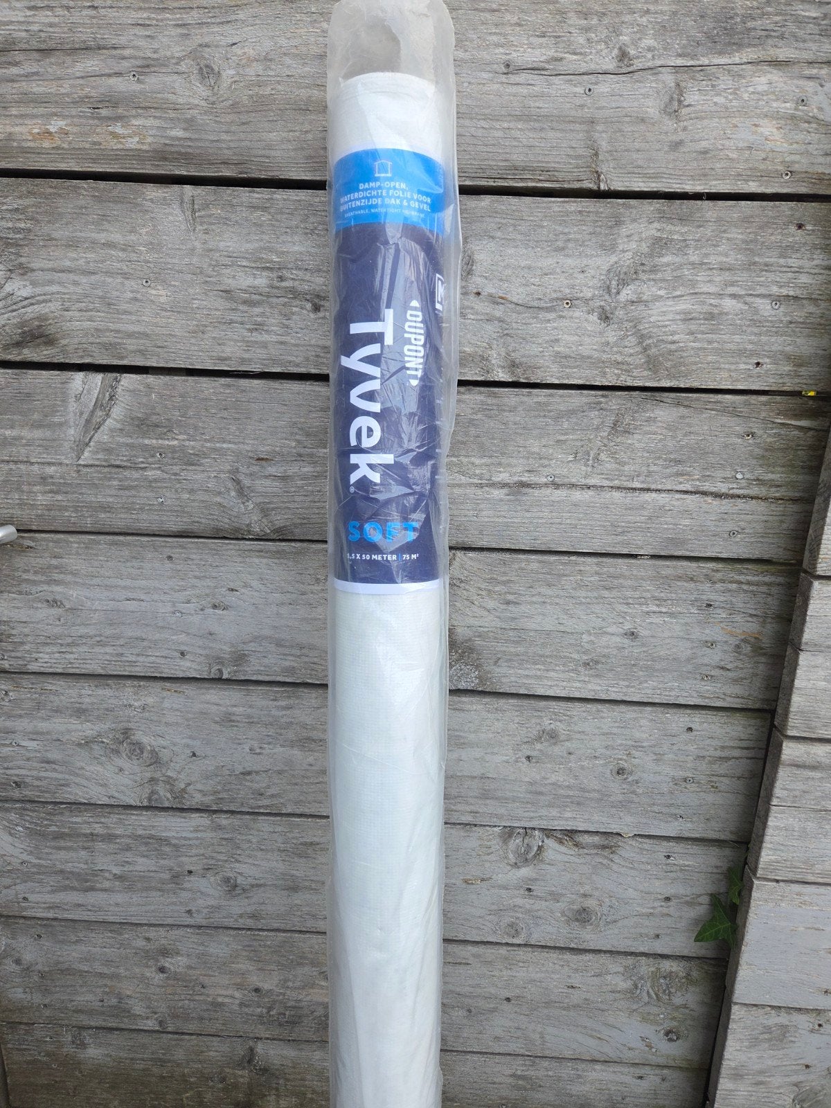 Tyvek Soft Damp-Open Waterdichte Folie 1.5x50m (75m²), Ophalen, Nieuw, 15 m² of meer, Folie