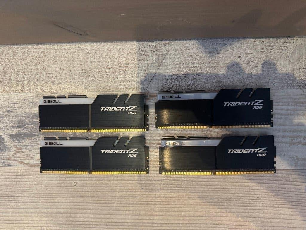 G.Skill Trident Z RGB DDR4-3600 4x8GB RAM, Computers en Software, 32 GB, DDR4, Ophalen of Verzenden, Zo goed als nieuw