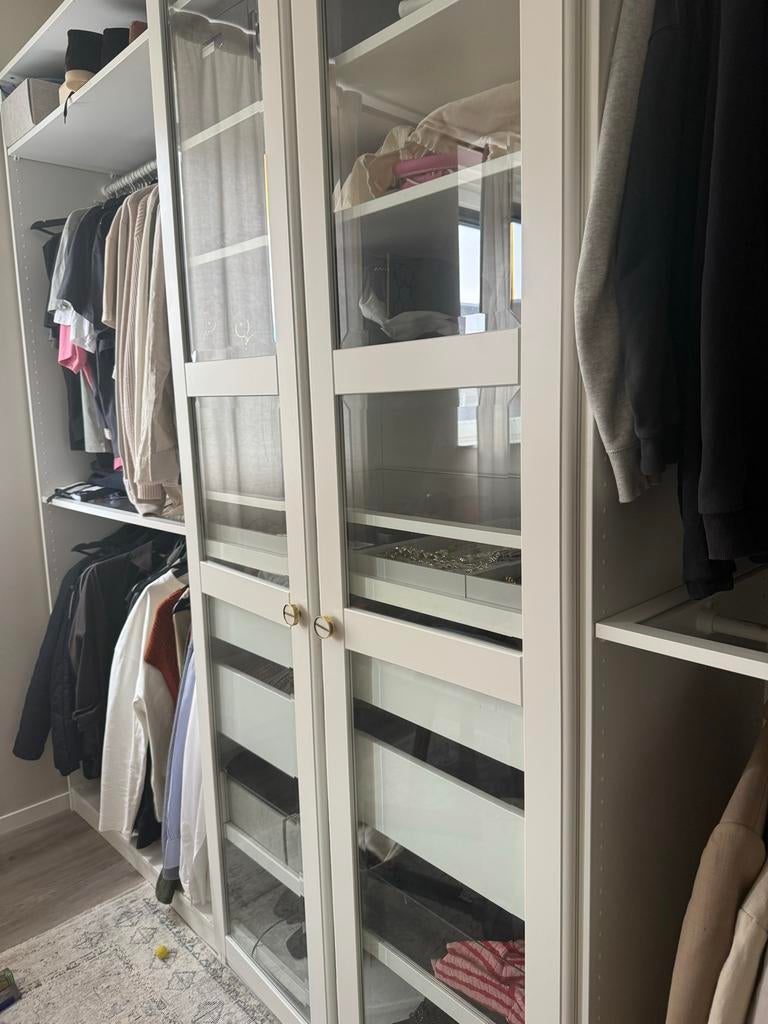 MOET NU WEG Tyssedal deuren, Huis en Inrichting, Kasten | Kledingkasten, Ophalen, Gebruikt, 200 cm of meer, 50 tot 100 cm