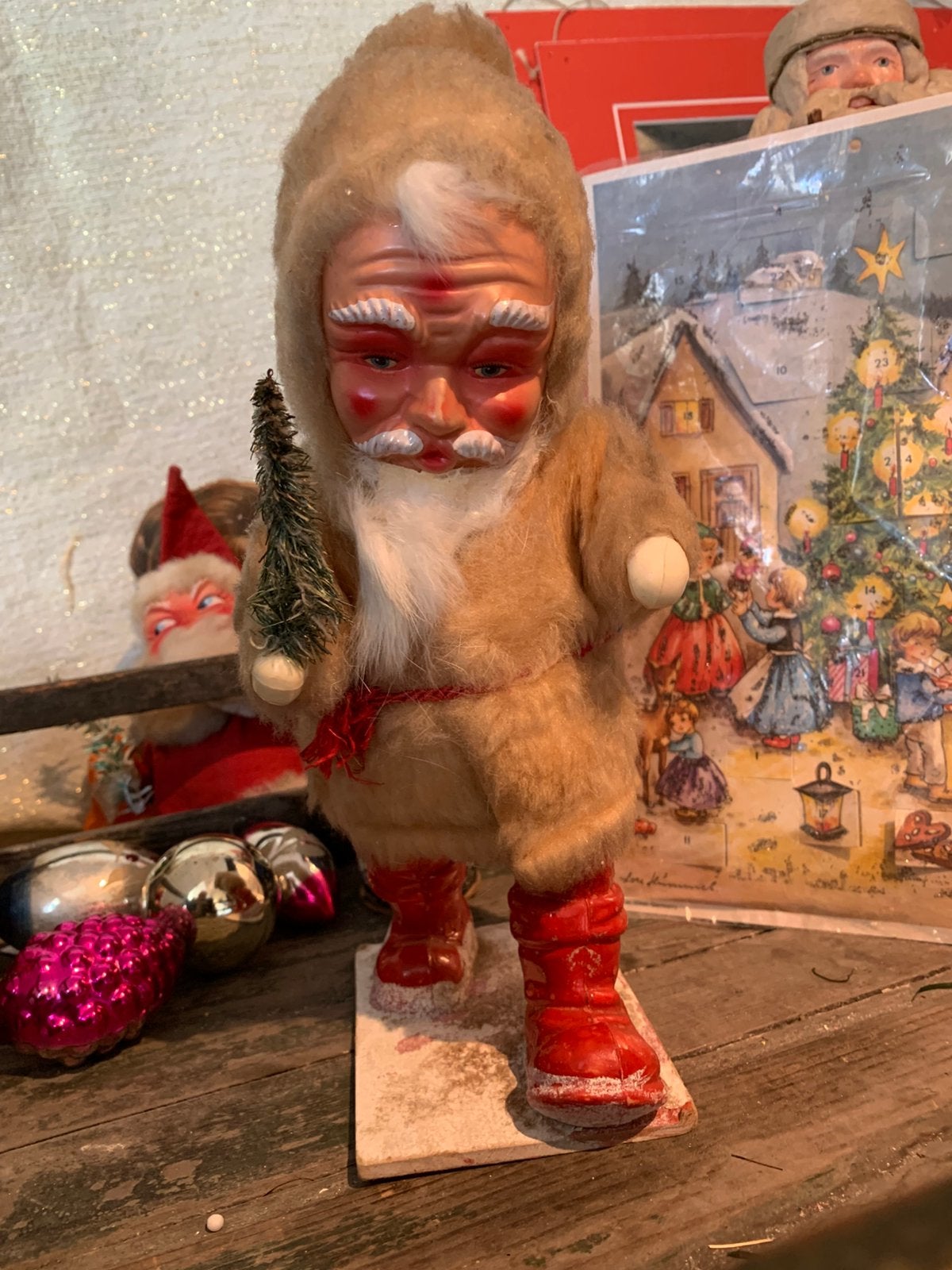 Kerst lopende kerstman, Diversen, T, Ophalen of Verzenden, Zo goed als nieuw, N