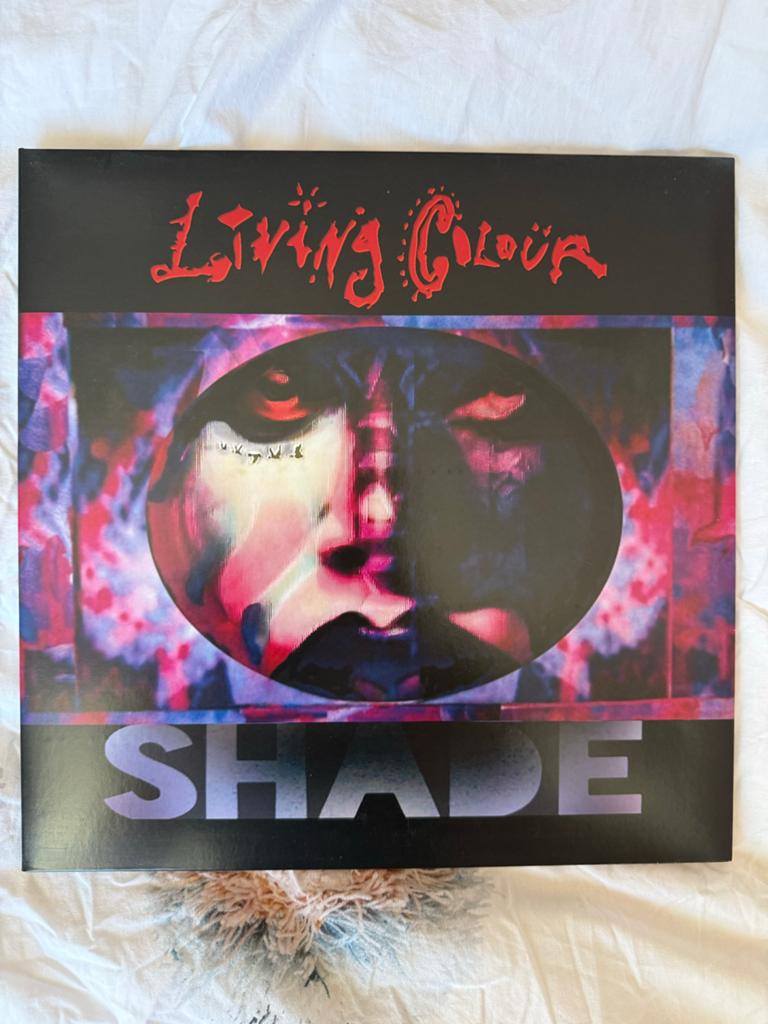 Living Colour - Shade LP (blauw paars swirl) 2017 als nieuw!, Colored vinyl, Ophalen of Verzenden, Zo goed als nieuw, 12 inch