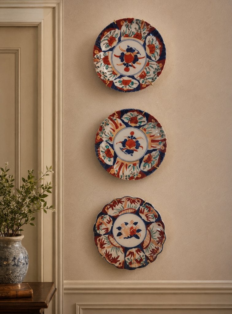 Imari wandborden 3 x, Ophalen of Verzenden