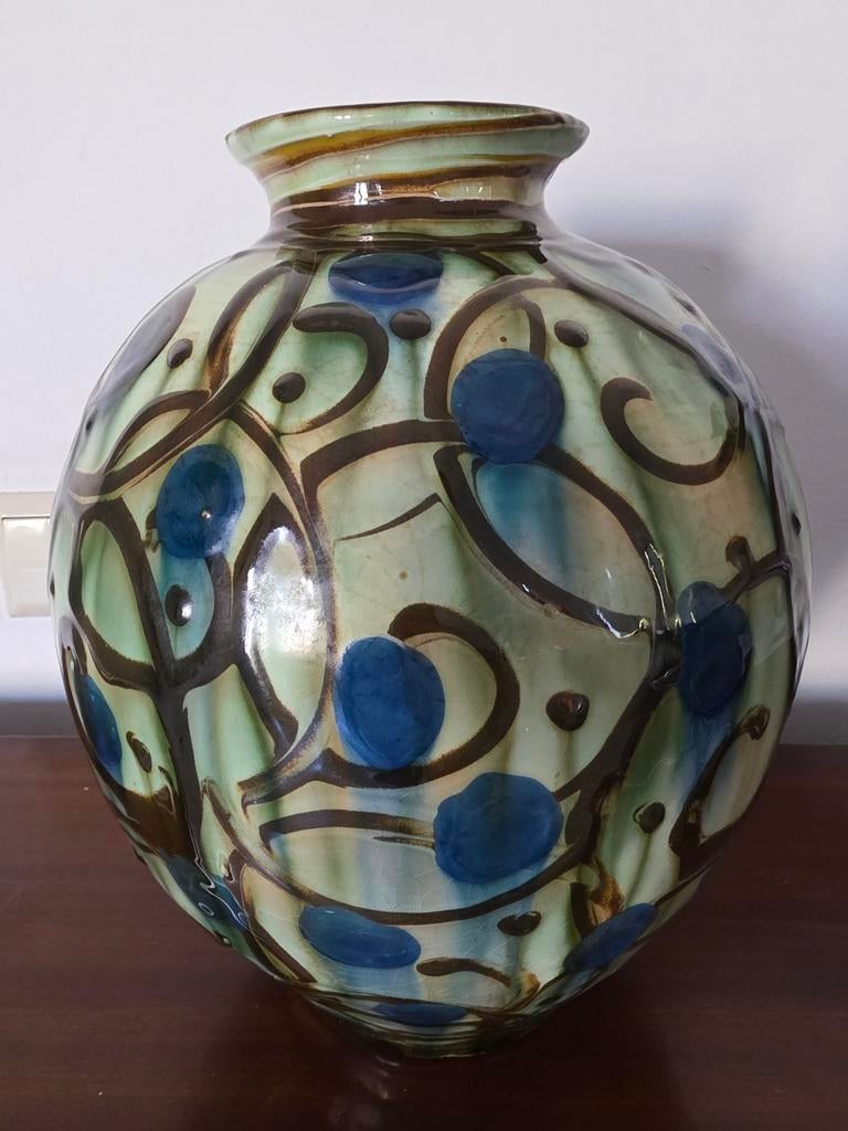 Herman Kähler Vaas, geglazuurd, Denemarken, Antiek en Kunst, Ophalen