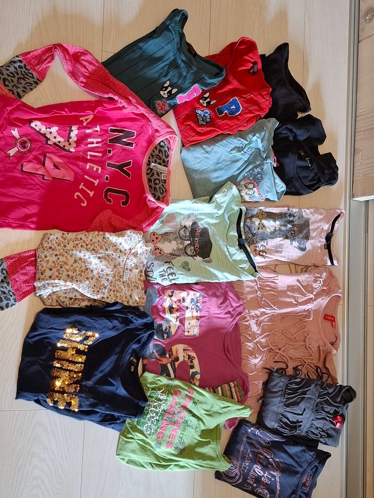 pakket meisjes kleding maat 128/134, Ophalen of Verzenden, Zo goed als nieuw, Maat 134
