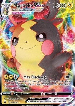 MORPEKO VMAX 038/072 - SHINING FATES, Ophalen of Verzenden, Nieuw, Losse kaart, Foil