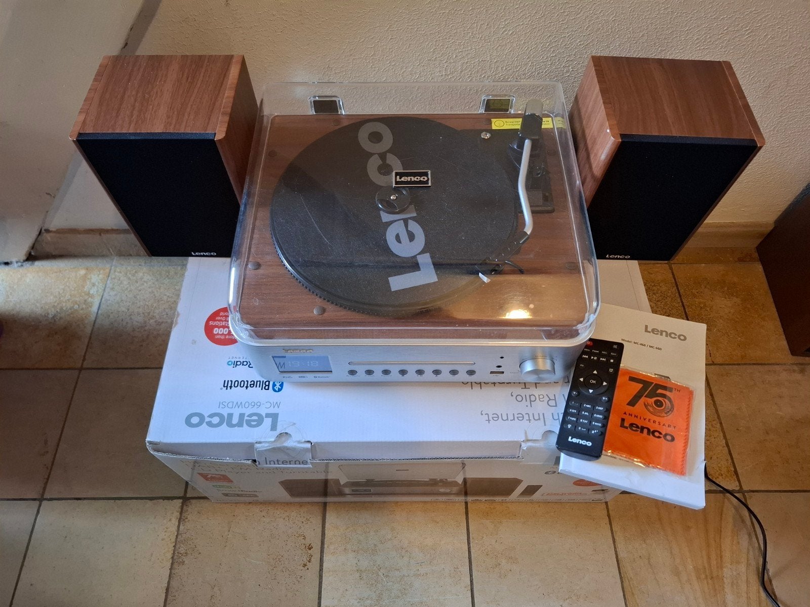 Lenco MC-660WDSI Hifi set, Losse componenten, Tuner of Radio, Zo goed als nieuw, Ophalen