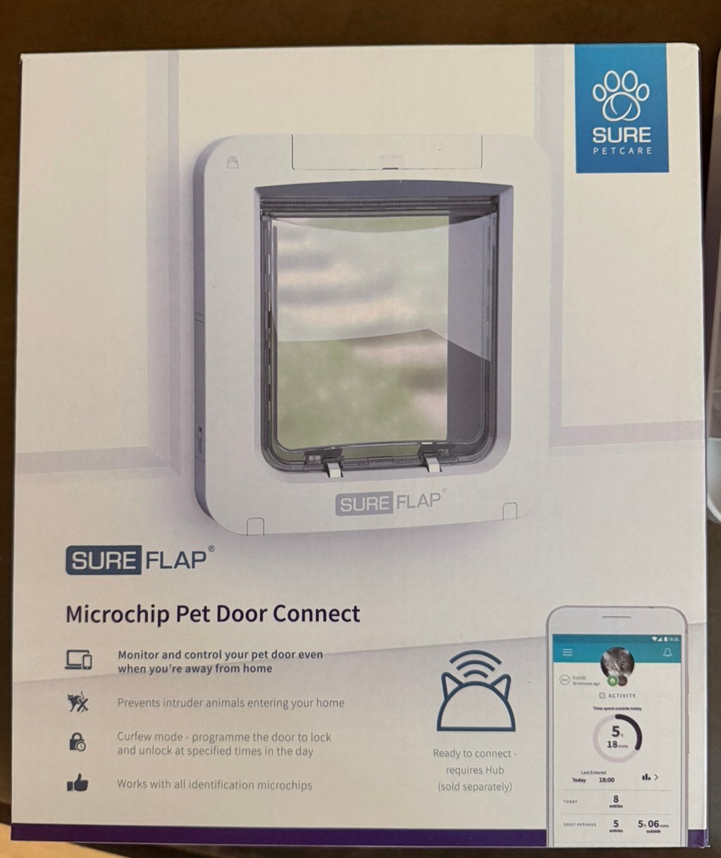 SureFlap Microchip Pet Door Connect XXL kattenluik, Dieren en Toebehoren, Ophalen, Zo goed als nieuw