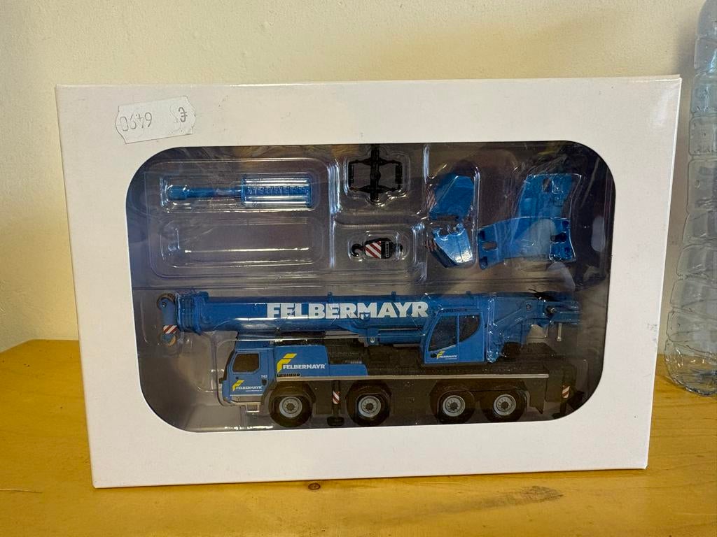 Felbermayr Liebherr LTM 1120-4.1 kraan WSI schaal 1:87, Ophalen of Verzenden, Zo goed als nieuw, Overige typen